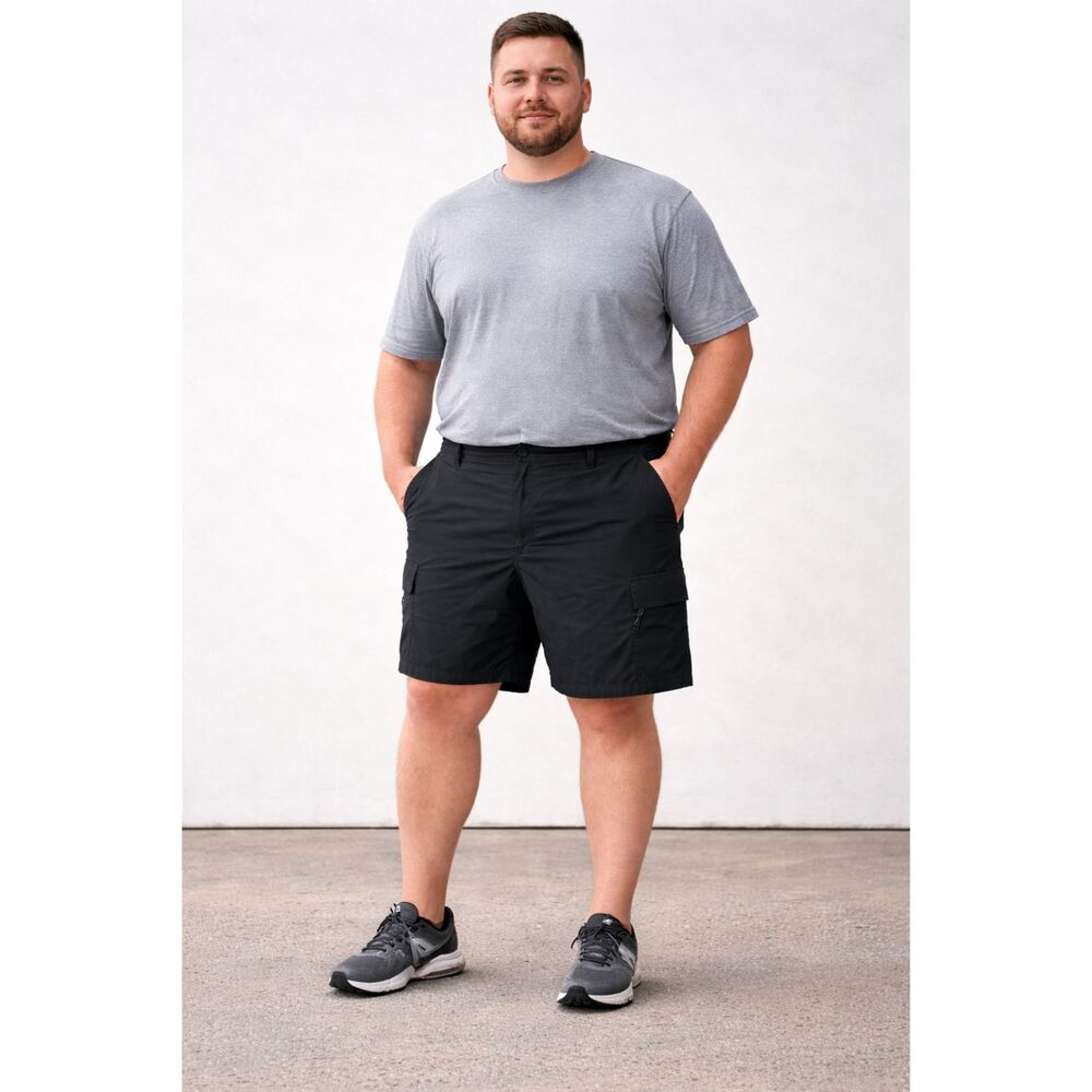 Wrangler ATG Peak Shorts Men’s 44 Black Cargo Hiking Outdoor NWT